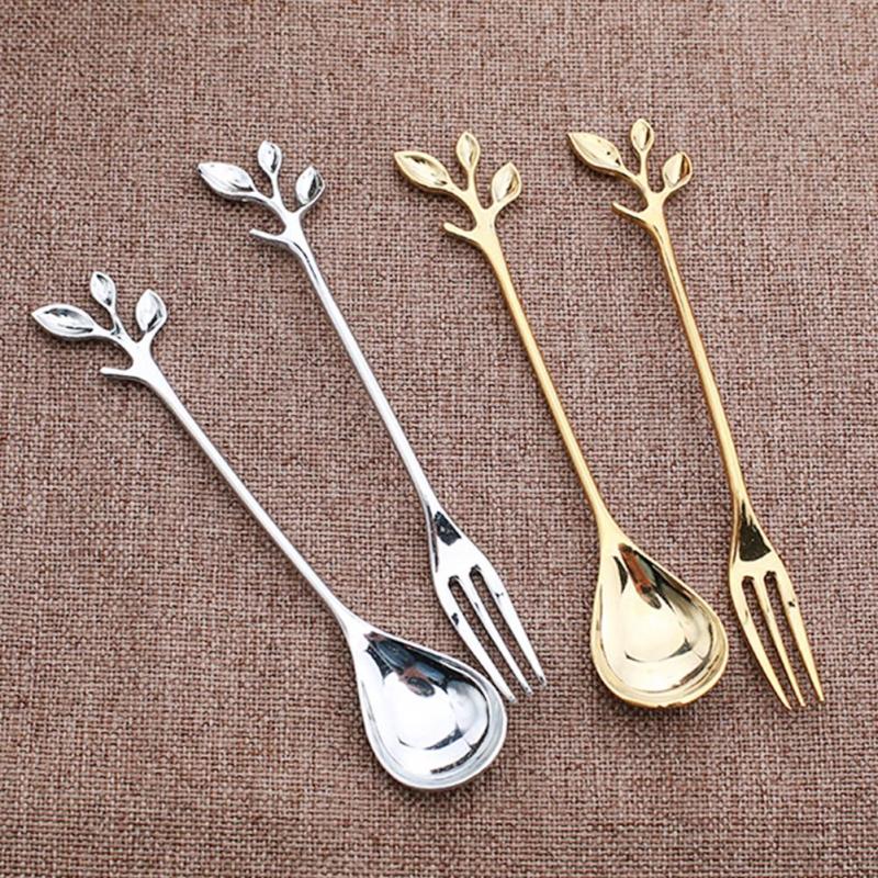 Vintage Retro Fruit Spoon And Fork