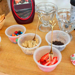 Vintage Retro Fruit Spoon And Fork