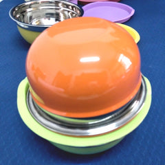 Coating Stainless Steel Mixing Bowls