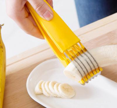 Kitchen Gadgets Plastic Banana Slicer