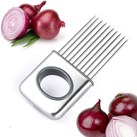 Cut Onion Holder Vegetable Slicer