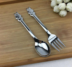 Cute Rabbit Stainless Spoon Fork