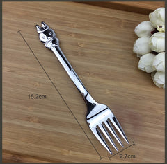 Cute Rabbit Stainless Spoon Fork